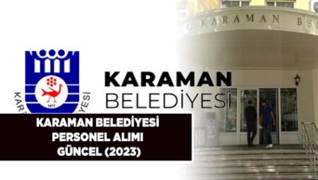 Karaman Belediyesi Çevre Mühendisi Alımı