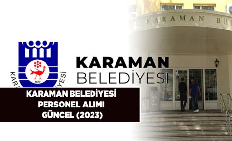 Karaman Belediyesi Çevre Mühendisi Alımı